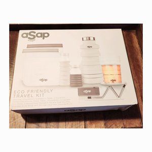 NEW! Two packs of asap ECO Friendly Travel Kit, in boxes never used...